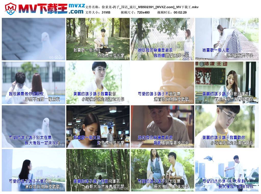 徐秉龙-鸽子_国语_流行_MB502391